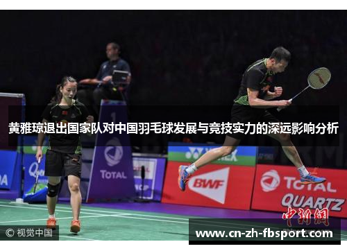 黄雅琼退出国家队对中国羽毛球发展与竞技实力的深远影响分析