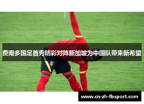 费南多国足首秀精彩对阵新加坡为中国队带来新希望